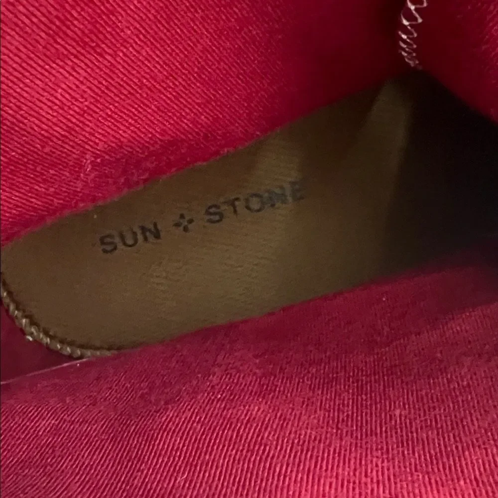 Sun + Stone Mesa Patchwork High Top Sneakers Size 10